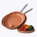 Imperial Home 3 Copper-Core Non-Stick Frying Pan Set IXVD1407
